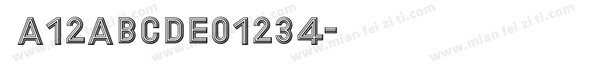 宋体 常规A12abcde01234字体转换